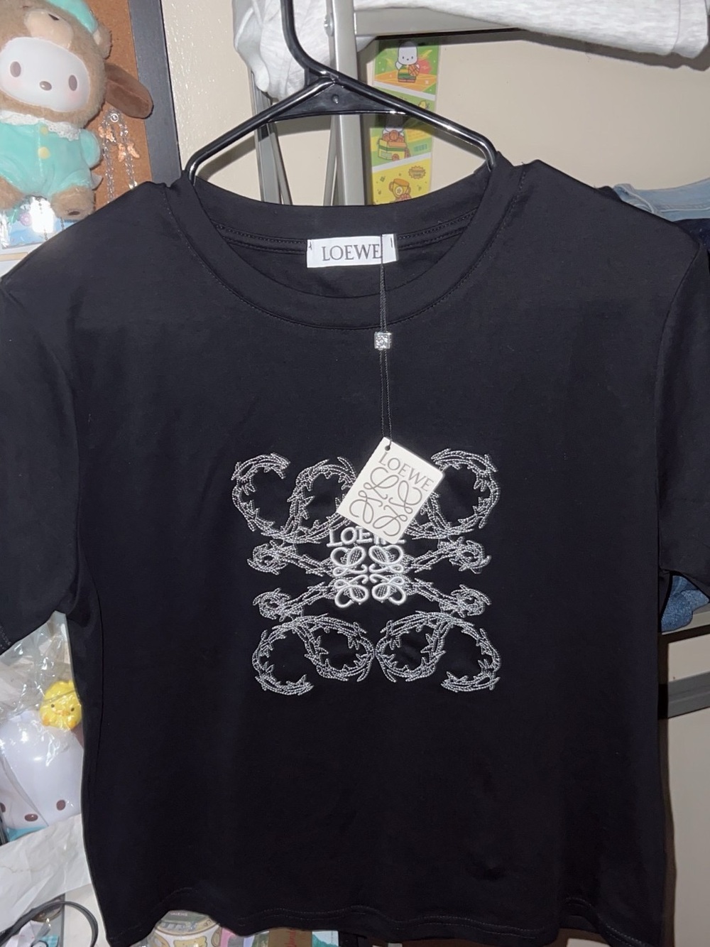 Loewe White Anagram print